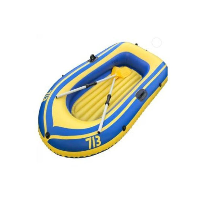 Bote Inflable con Remos Cuerda E Inflador-1