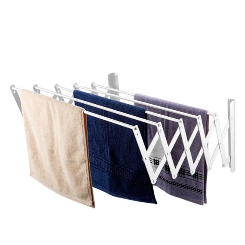 Tendedero Perchero Ropa Multifuncional de Pared-2