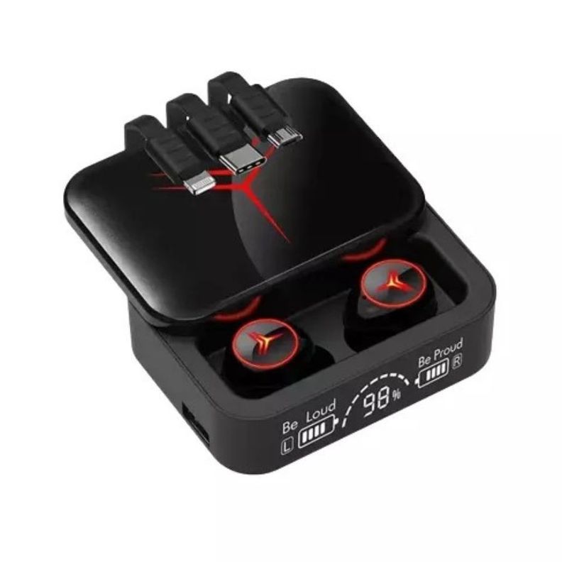 Audífonos Inalámbricos M88 Plus Bluetooth Power Bank-0