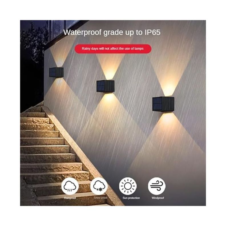 Aplique Luz Led De Pared Para Exteriores Impermeable Sensor-1