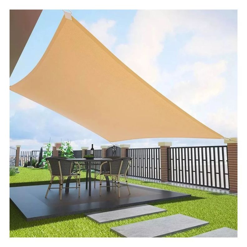 Lona Toldo Vela Sombra Malla Anti Uv Cuadrado 3x4m-4