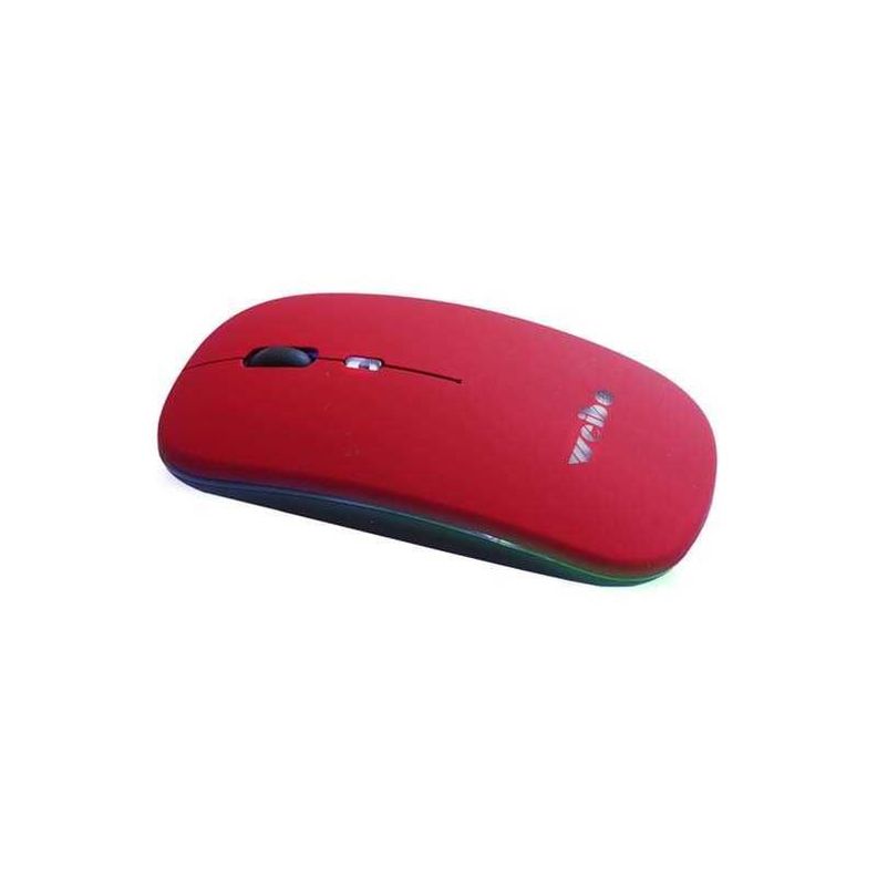 Mouse Imice Wireless 24ghz Inalámbrico Recargable Burdeo-2