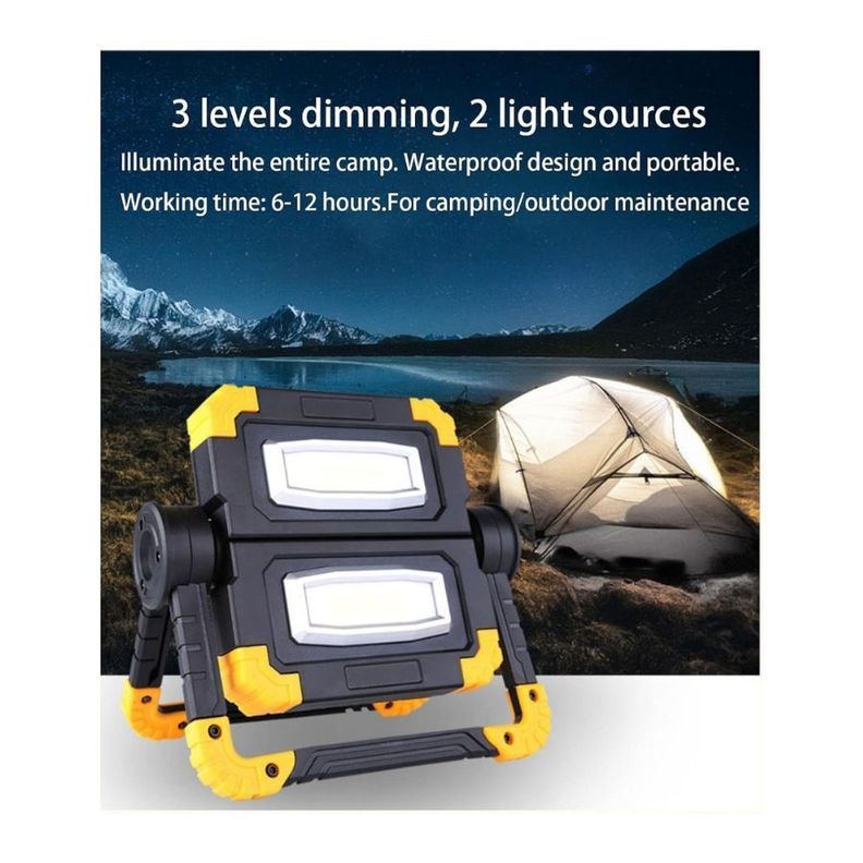 Lampara Luz Led De Trabajo Portátil Impermeable Emergencia-1