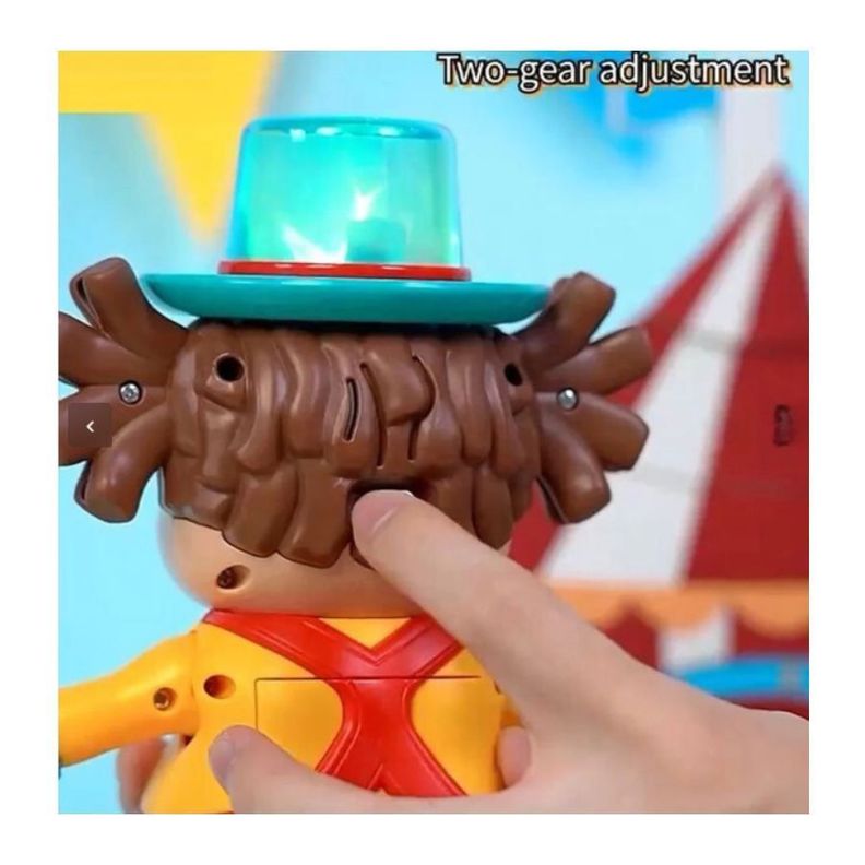 Juguete Robot Payaso Bailarín Electrónico Luz Y Sonido-4