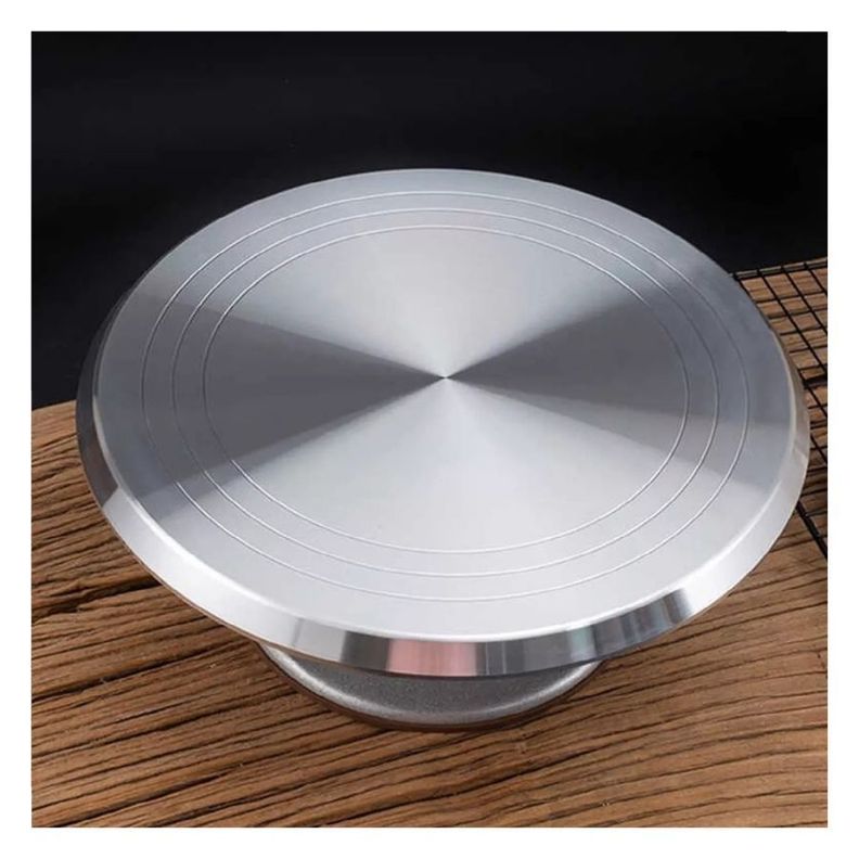 Base Giratoria Reposteria De Metal Profesional Base Torta 23CM-1