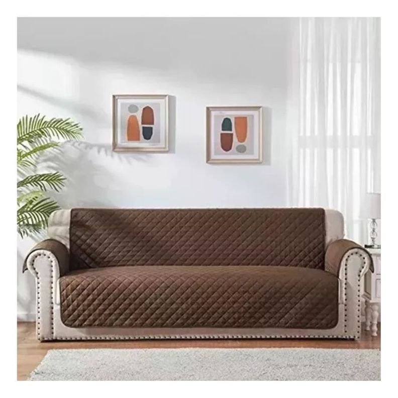 Funda Cobertor Cubre Sillon 3 Cuerpos Plazas Sofa Asiento-3