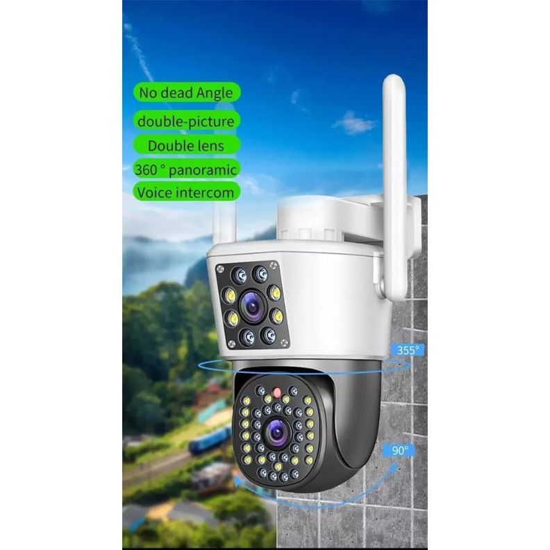 Cámara De Seguridad Ip66 Infrarrojo Hd Wifi Inteligente-2