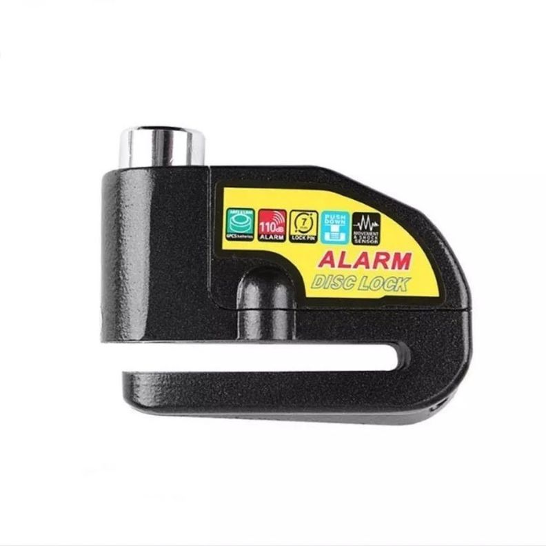 Candados Para Motos Con Alarma Bicicletas Bicimoto Anti Robo-0