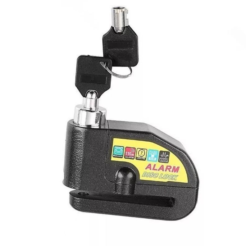 Candados Para Motos Con Alarma Bicicletas Bicimoto Anti Robo-5