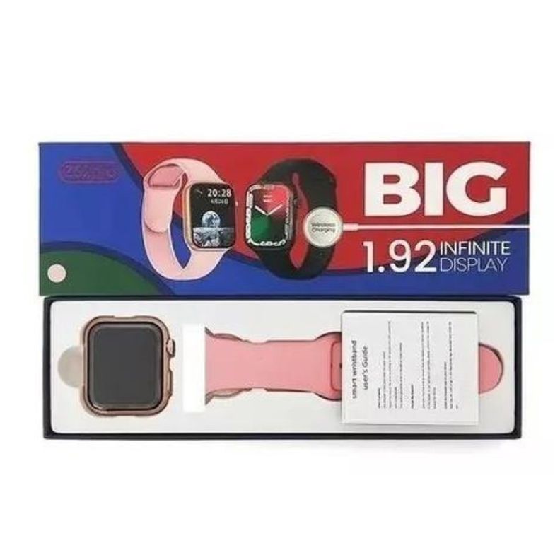 Smartwatch Reloj Inteligente Z52 Pro Pantalla 1.92 Rosa-1