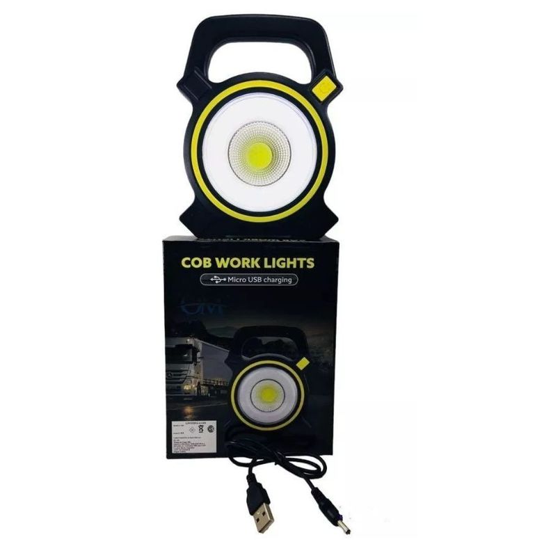 Lampara Linterna Foco Led Recargable De Mano Camping-1
