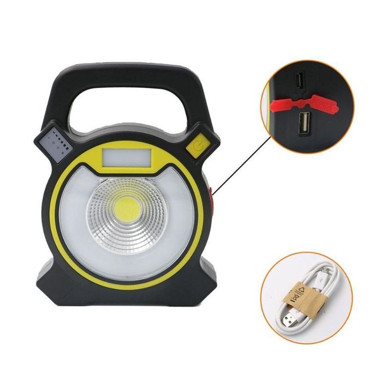 Lampara Linterna Foco Led Recargable De Mano Camping-2