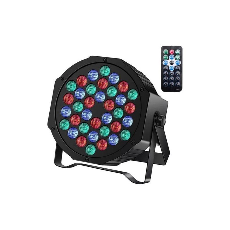 Foco Led Rgb De 36 Luces Con Control Remoto-0