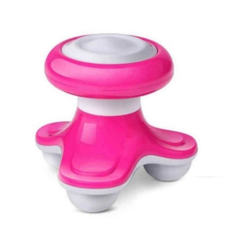 Mini Masajeador Corporal Eléctrico Portátil Rosa-0
