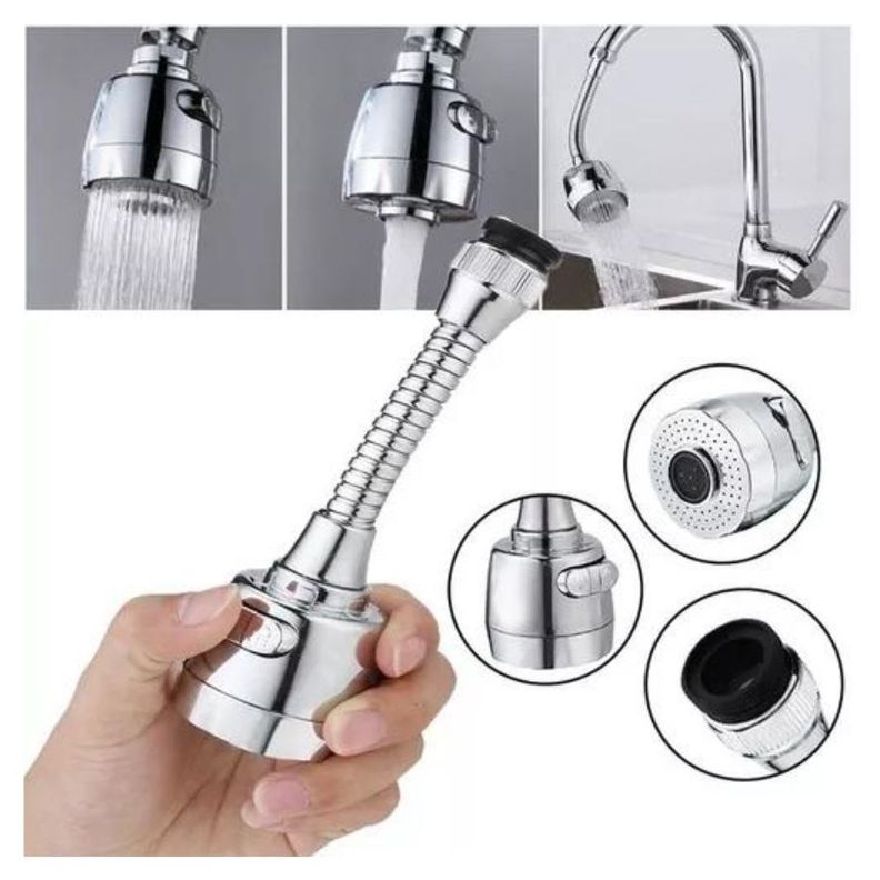 Grifo Lavaplatos Extensor regula Presión Ahorro Agua 360-1