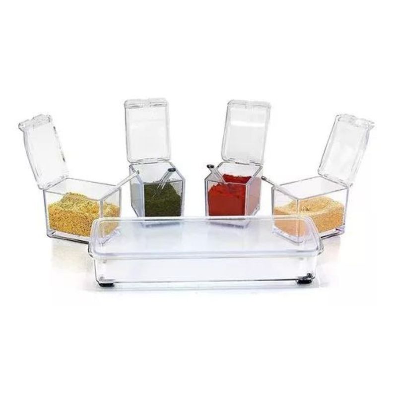 Caja Organizador Condimentos De 4 Piezas Para Cocina-2