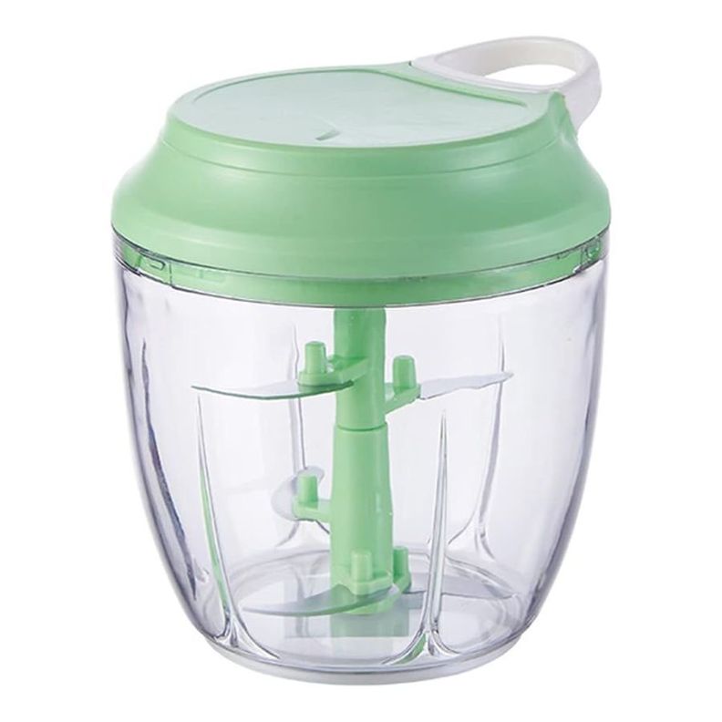 Mini Procesador Manual Cuerda Mezclador Picadora Verduras-0