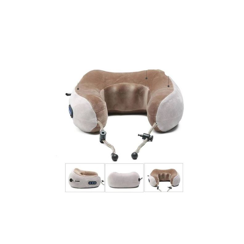 Masajeador Almohada Eléctrico Cuello Cervical Recargable-3