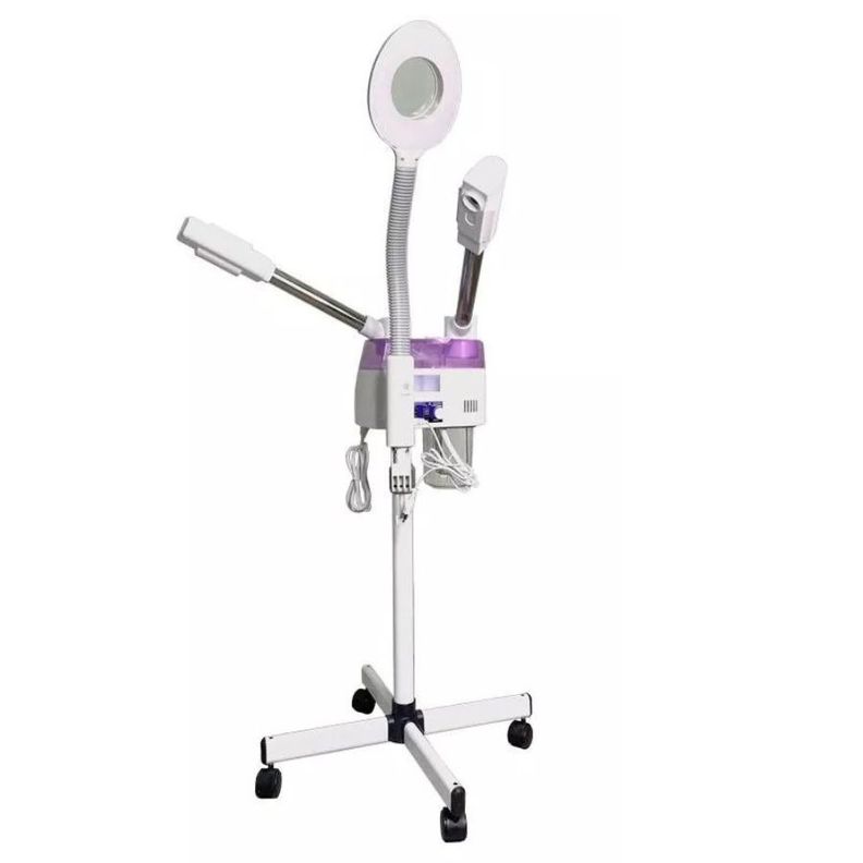 Vaporizador Pedestal Ozono 3 En 1 Brazo Lampara Ajustable-0