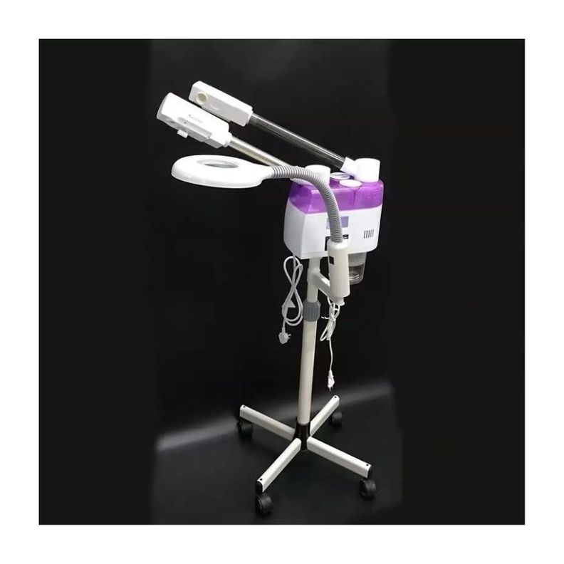 Vaporizador Pedestal Ozono 3 En 1 Brazo Lampara Ajustable-1