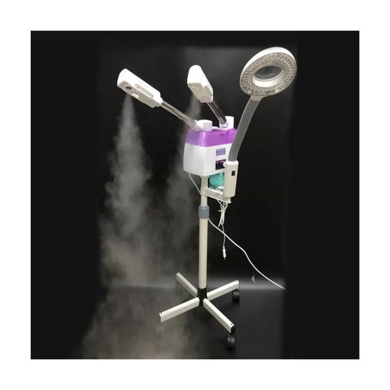 Vaporizador Pedestal Ozono 3 En 1 Brazo Lampara Ajustable-4
