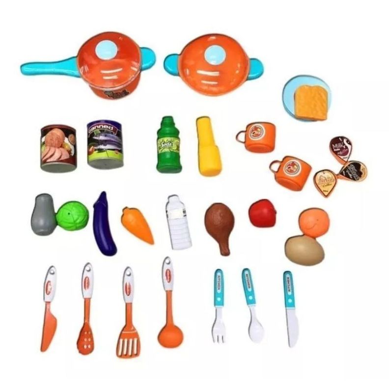 Set De Cocina Con Luces Sonidos Con Accesorios Juguete Niños-2
