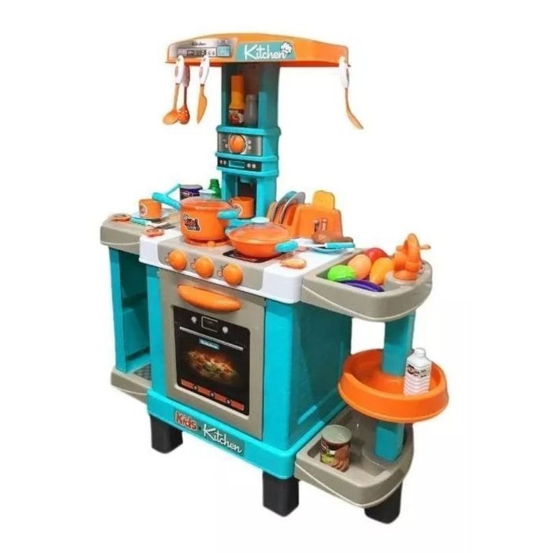 Set De Cocina Con Luces Sonidos Con Accesorios Juguete Niños-3