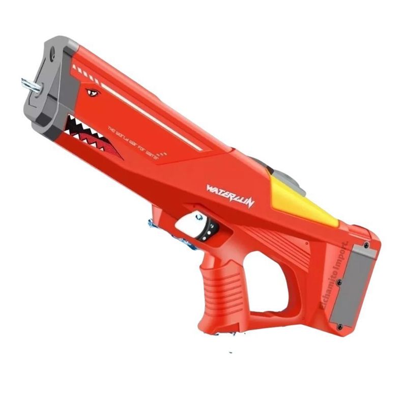 Juguete De Agua Eléctrico Blaster Para Niños Rojo-0