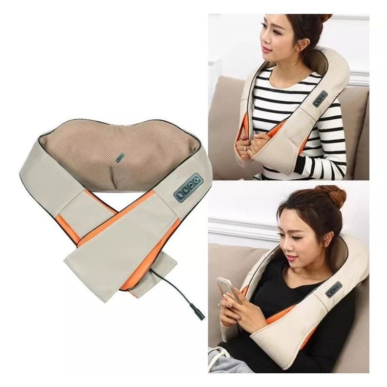 Masajeador Eléctrico Lumbar Cuello Cervical Multi Masaje -5