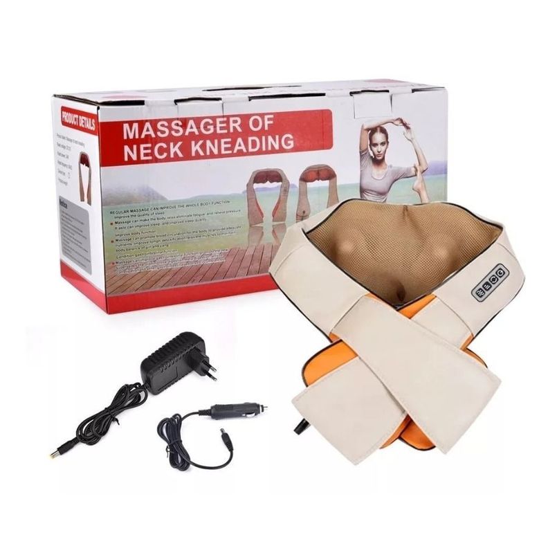 Masajeador Eléctrico Lumbar Cuello Cervical Multi Masaje -6