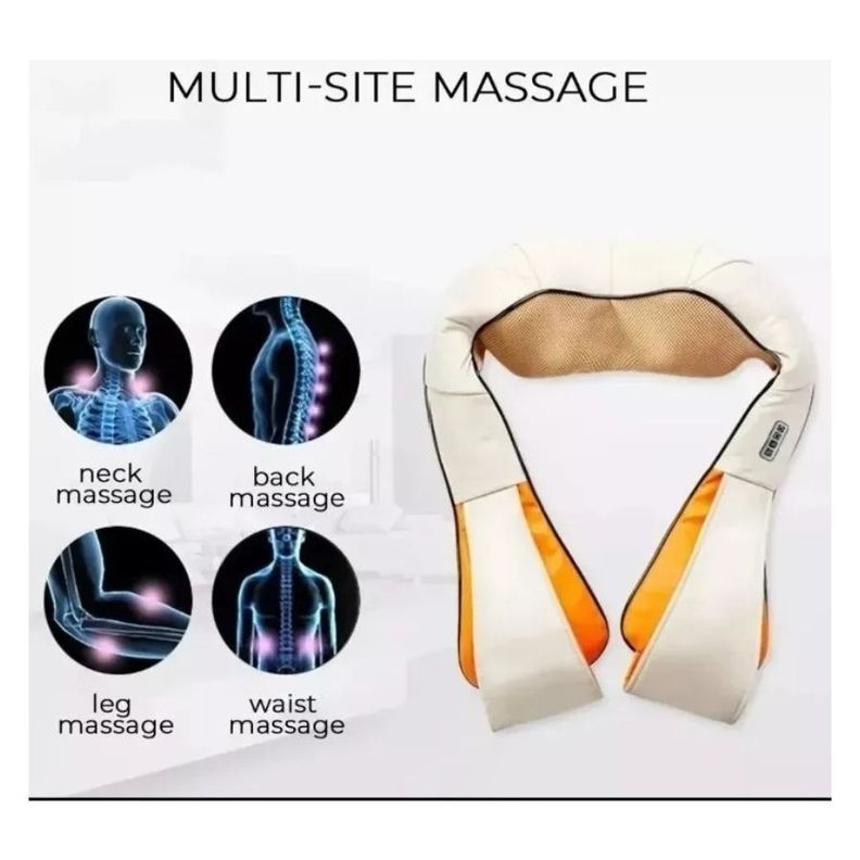 Masajeador Eléctrico Lumbar Cuello Cervical Multi Masaje -1
