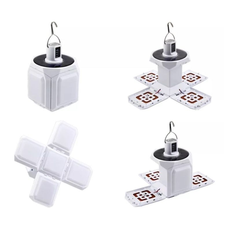Lampara Bombilla Recargable Usb Con Gancho Ilumina 5 Lados-3