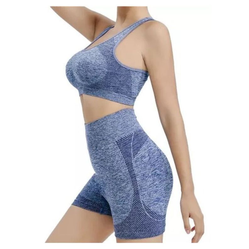 Conjunto Deportivo Mujer Gym Yoga Short-0