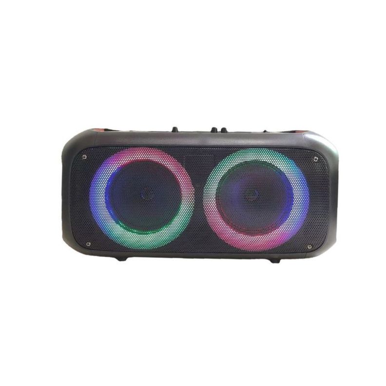 Parlante Bluetooth Con Luces Led Y Micrófono Con Cuerdas-0