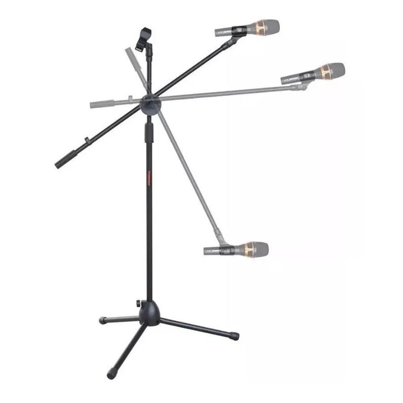 Soporte Para Micrófono Atril Con Boom Profesional Pedestal-3