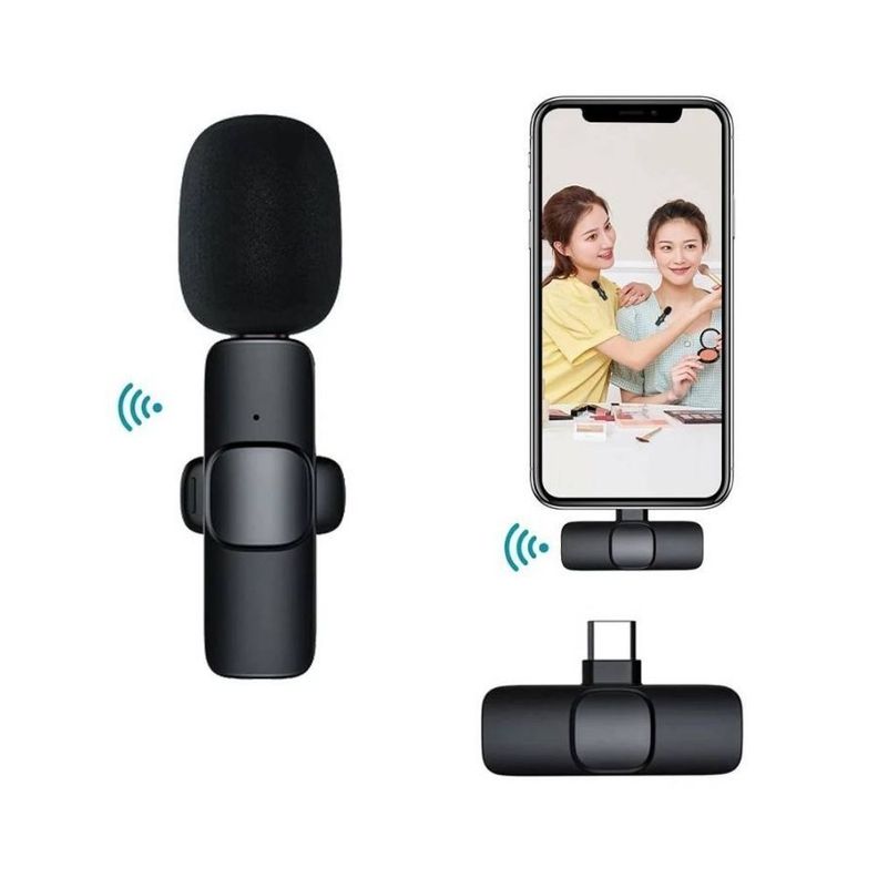 Microfono Inalambrico Tipo C para Celular-1
