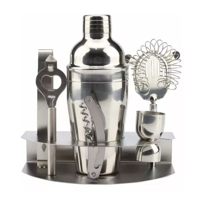 Set Coctelera Bartender Acero Inoxidable Accesorios Bar-1