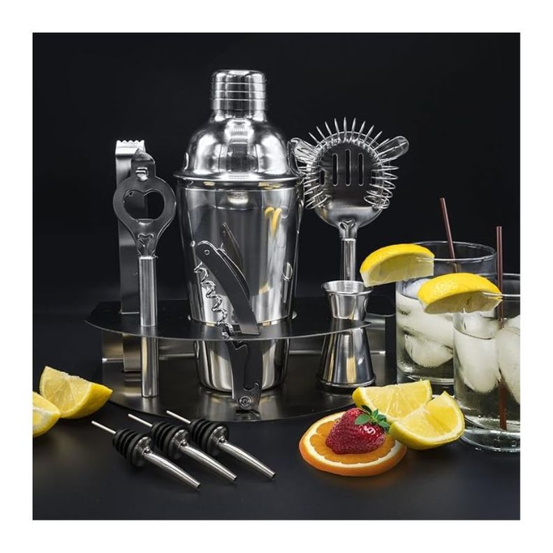 Set Coctelera Bartender Acero Inoxidable Accesorios Bar-4