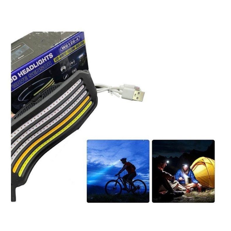 Lampara Linterna Uso Frontal Cabeza 5 Led -1