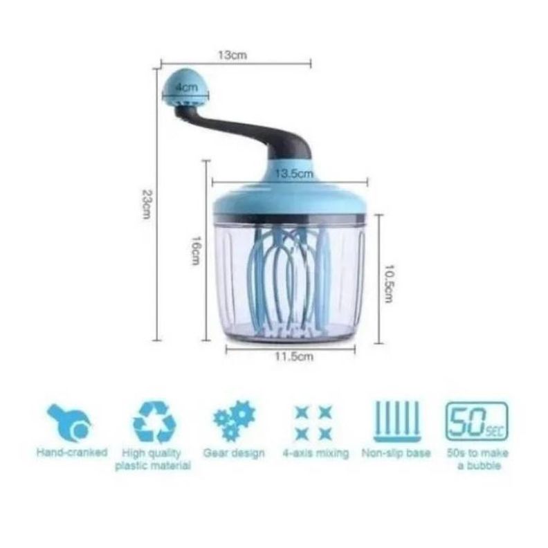 Batidora De Mano Batidora Manual De Huevo Crema Multiuso-1