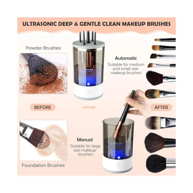 Maquina Limpiadora De Brochas De Maquillaje Automático-4