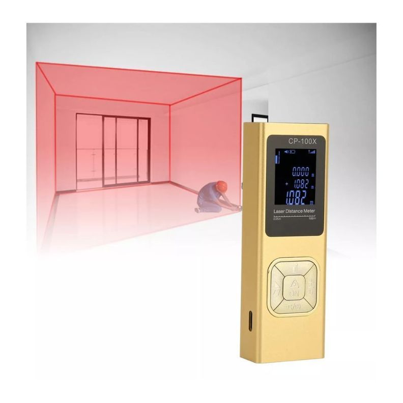 Mini Cinta Métrica Laser Medidor De Distancia Digital Lcd-3