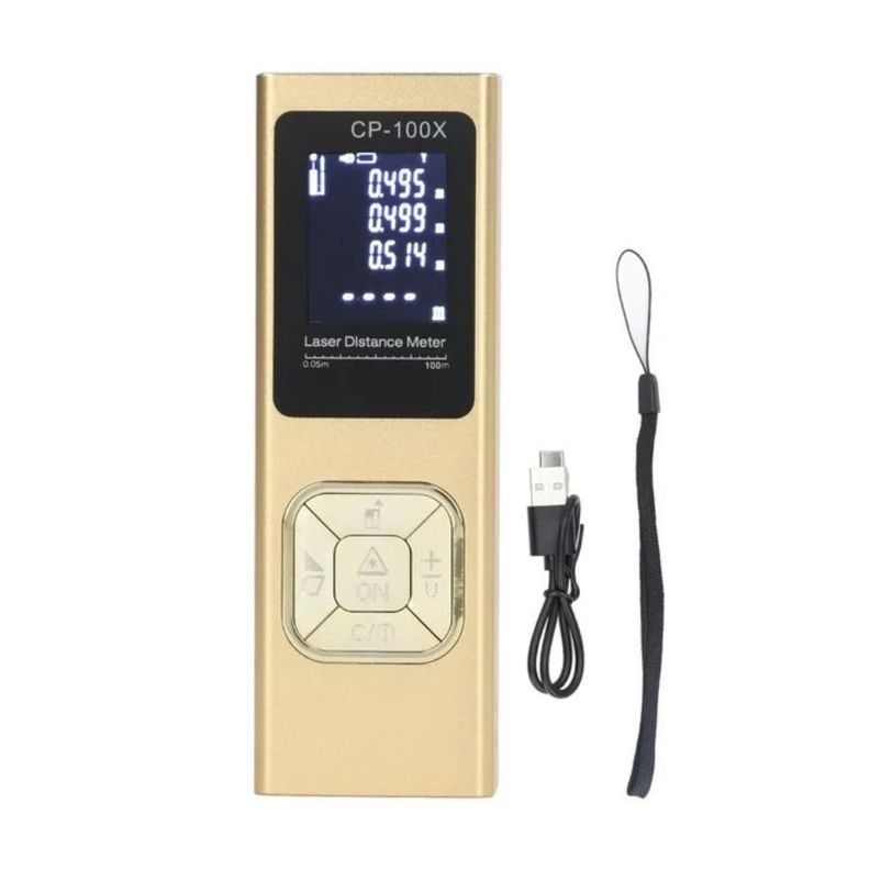Mini Cinta Métrica Laser Medidor De Distancia Digital Lcd-4