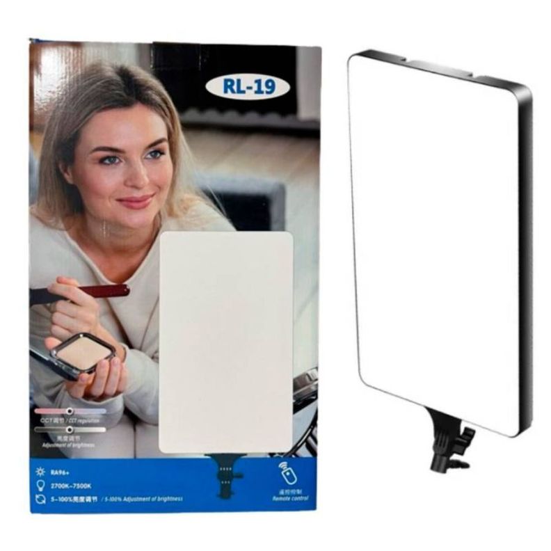 Panel Lampara Luz Led Fotografía Video Control Remoto Rl-19-4