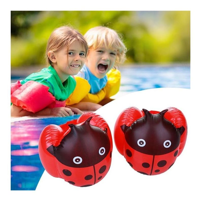 Flotador Alitas Inflables Niños Con Diseño Brazos Piscina-1
