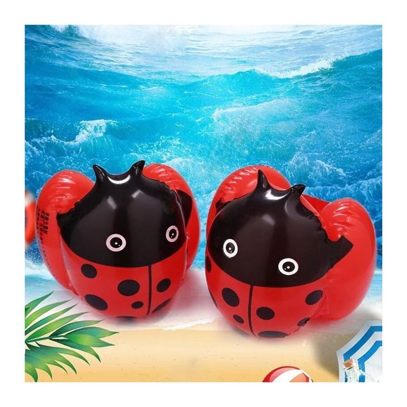 Flotador Alitas Inflables Niños Con Diseño Brazos Piscina-2