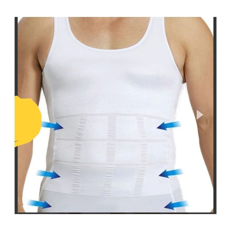 Polera Camiseta Faja Reductora Térmica Hombre Adelgazar-1