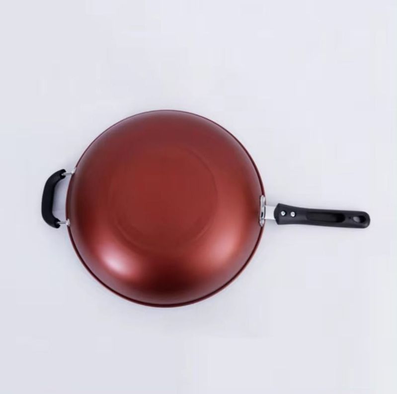 Wok Antiadherente Con Tapa 32 Centimetros-4