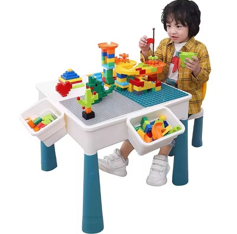 Mesa Lego Para Niños Con Silla Mas Bloques Lego-0