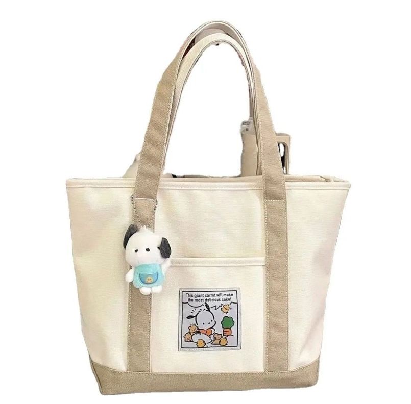 Bolso Dibujo Animado Canvas Pochacco-0